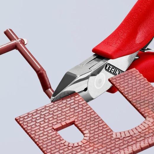 Elektronik-Seitenschneider L.115mm Form 2 Facette nein Ku.-Überzug