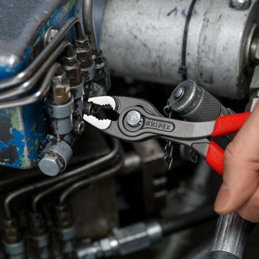 Frontgreifzange TwinGrip L.150mm pol.Ku.-Überzug schwarz atram.KNIPEX Frontgreifzange TwinGrip L.150mm pol.Ku.-Überzug schwarz atram.KNIPEX