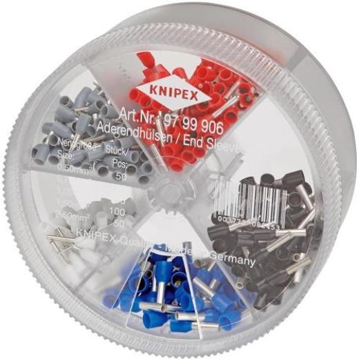 Aderendhülsenbox 100-tlg.4,0-16,00mm² Ku.-Box KNIPEX