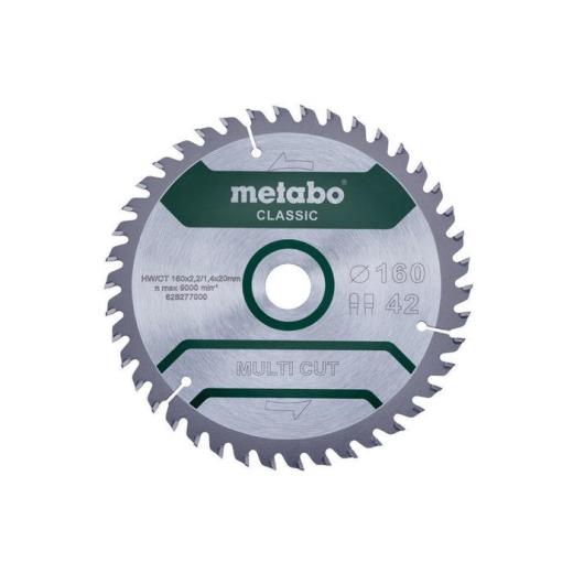 Kreissägeblatt multi cut classic D160x2,2/1,4xBohrung20mm Z.42 FZ/TZ 5Grad