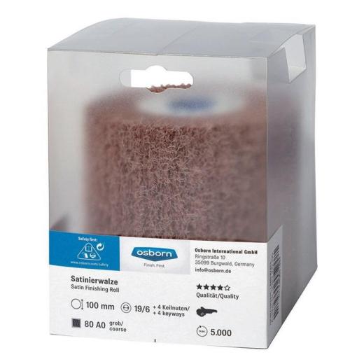 Schleifwalze Vlie medium m.4 Keilnuten Ø100xB100mm OSBORN