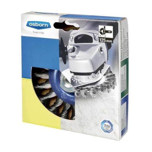 Rundbürste D.125mm Drahtstärke 0,5mm 13mm 12500min-¹ OSBORN Rundbürste D.125mm Drahtstärke 0,5mm 13mm 12500min-¹ OSBORN
