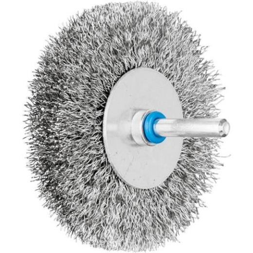 Rundbürste RBU 8015/6 INOX 0,30 D.80mm 6mm Drahtstärke 0,3mm VA 15mm 12000min-¹