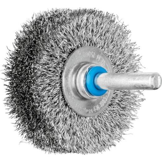 Rundbürste RBU 5015/6 INOX 0,20 D.50mm 6mm Drahtstärke 0,2mm VA 15mm 15000min-¹
