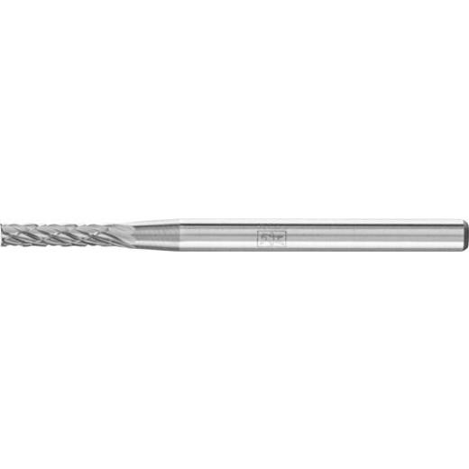 Kleinfrässtift Form ZYAS D.2mm Kopf-L.10mm Schaft-D.3mm HM Verz.3 PLUS PFERD