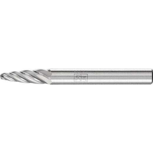 Frässtift RBF D.6mm Kopf-L.18mm Schaft-D.6mm HM Verz.INOX PFERD