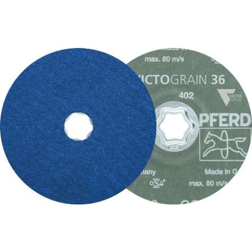 Fiberschleifer COMBICLICK COOL D.115mm K.36 VICTOGRAIN-COOL PFERD | 25 Stück