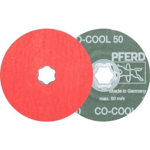 Fiberscheibe COMBICLICK CO-COOL D.115mm K.50 INOX/Alu.Keramikkorn PFERD | 25 Stück