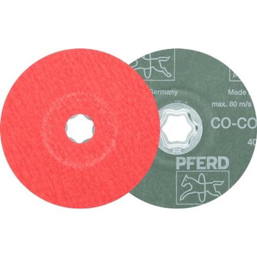 Fiberscheibe COMBICLICK CO-COOL D.125mm K.60 INOX/Alu.Keramikkorn PFERD | 25 Stück