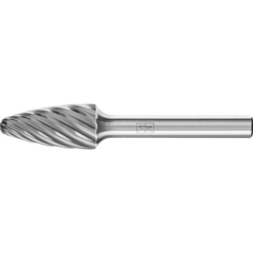 Frässtift RBF D.12mm Kopf-L.25mm Schaft-D.6mm HM Verz.INOX PFERD