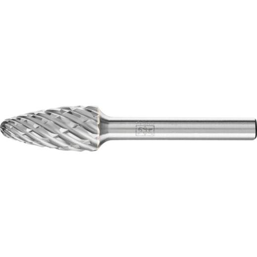 Frässtift RBF D.12mm Kopf-L.25mm Schaft-D.6mm HM Verz.STEEL PFERD
