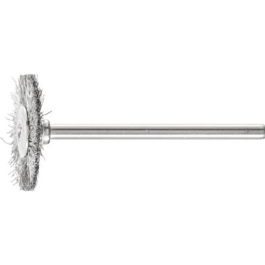 Minirundbürste RBU 2202/3 INOX 0,10, D22xB2xL6mm VA PFERD | 10 Stück