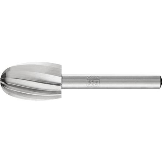 Frässtift O1625 D.16mm Kopf-L.25mm Schaft-D.6mm HSS Verz.ALU PFERD
