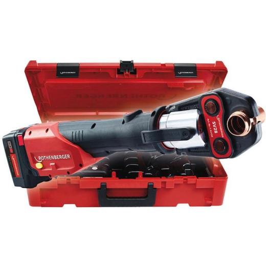 Akkupressmaschine ROMAX 4000 Basic Set CAS Akku,Ladegerät,SV 15,22,28mm 4Ah