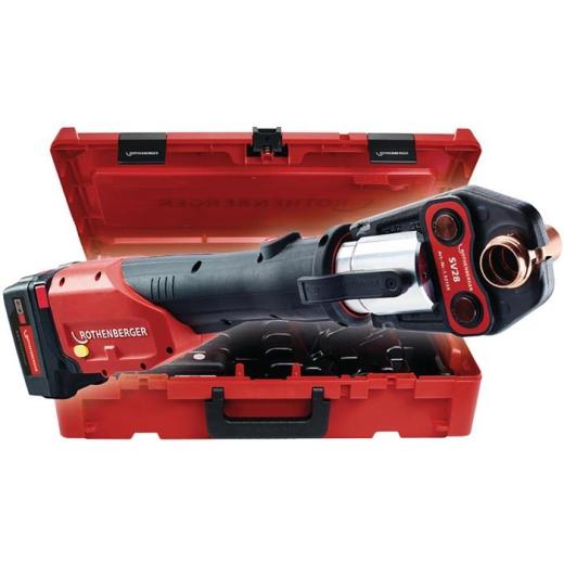 Akkupressmaschine ROMAX 4000 Basic Set CAS Akku,Ladegerät,SV 15,22,28mm 4Ah