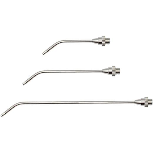 Verlängerungsdüse Bohrung 3,0 mm MS vern. 250 mm lang gebogen