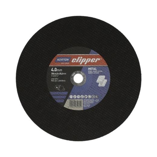Trennscheibe D350x4,0mm Typ 41 Metall Bohr.25,4mm NORTON CLIPPER