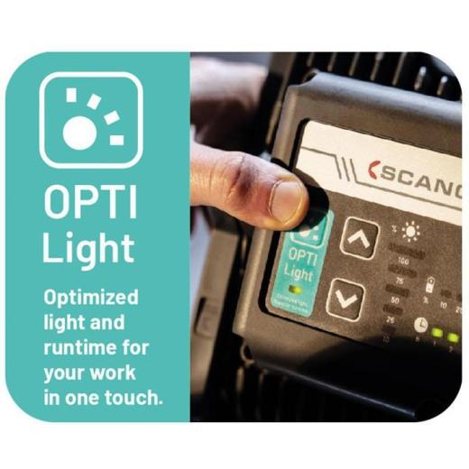 Akku-Arbeitsleuchte NOVA 4C+R 30 W 400-4000 lm