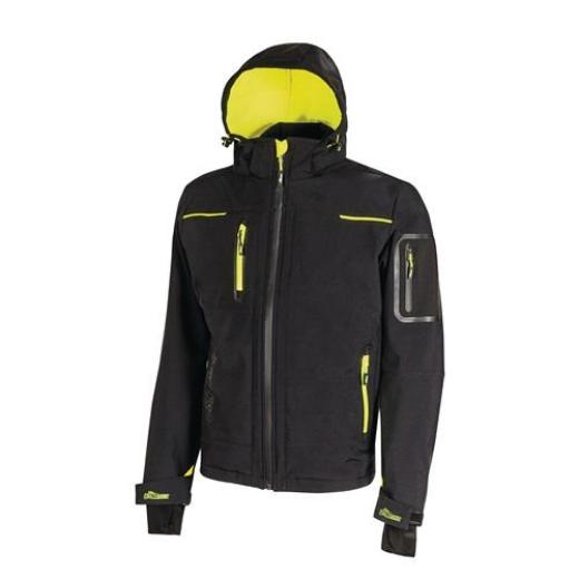 Softshelljacke Space Gr.M schwarz/carbon U.POWER