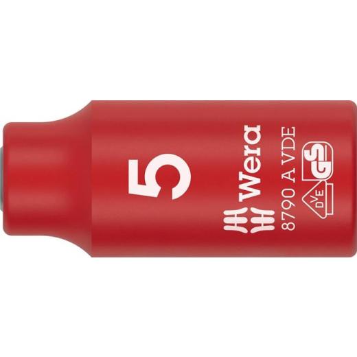 Steckschlüsseleinsatz 8790 A VDE 1/4 Zoll SW 5mm L.41mm WERA