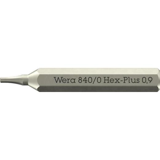 Bit 840/0 Micro 0,9mm L.30mm WERA | 10 Stück