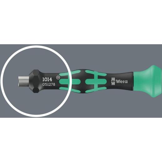 Bithandhalter 1014 Kraftform Micro Gesamt-| Länge 80 mm | WERA