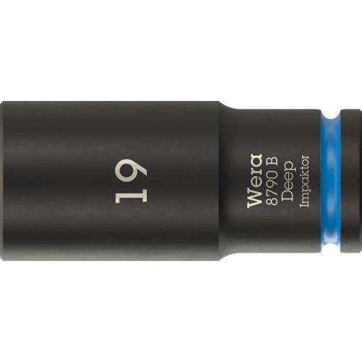 Steckschlüsseleinsatz 8790 B Impaktor Deep 3/8 Zoll 19mm L.63mm WERA