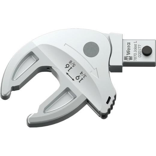 Einsteckmaulschlüssel 7870 Joker L SW 16-19mm 9x12mm WERA