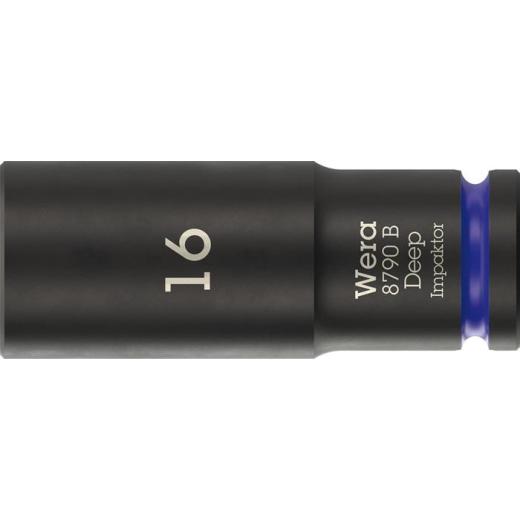 Steckschlüsseleinsatz 8790 B Impaktor Deep 3/8 Zoll 16mm L.63mm WERA