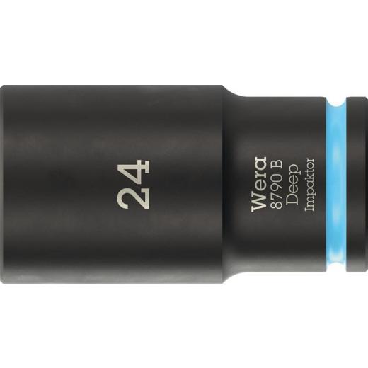 Steckschlüsseleinsatz 8790 B Impaktor Deep 3/8 Zoll 24mm L.63mm WERA