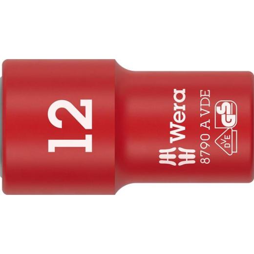 Steckschlüsseleinsatz 8790 A VDE 1/4 Zoll SW 12mm L.41mm WERA