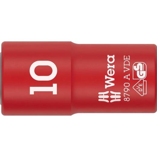 Steckschlüsseleinsatz 8790 A VDE 1/4 Zoll SW 10mm L.41mm WERA