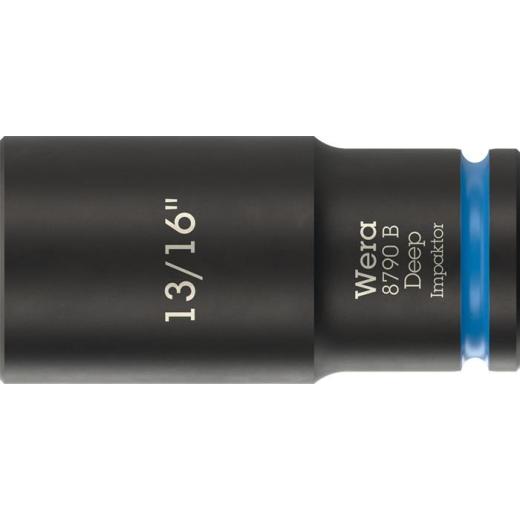 Steckschlüsseleinsatz 8790 B Impaktor Deep 3/8 Zoll 13/16 Zoll L.63mm WERA