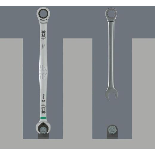 Maulringratschenschlüssel 6007 Joker SW 17mm L.304,5mm WERA