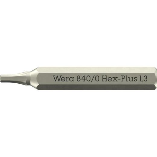 Bit 840/0 Micro 1,3mm L.30mm WERA | 10 Stück