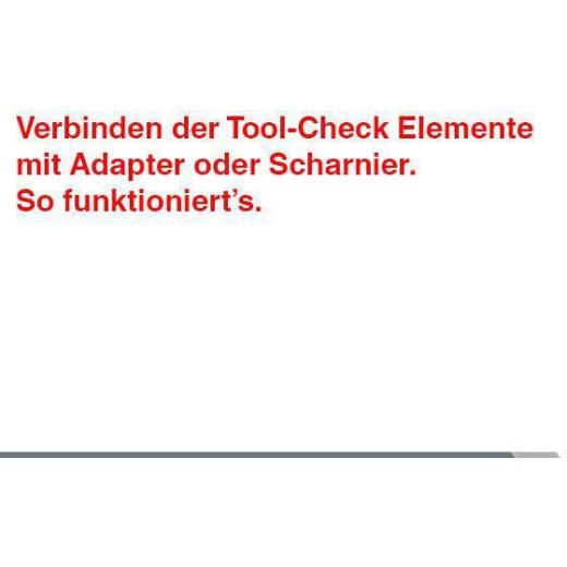 Scharnier 9550 f.f.Tool-Check Modular WERA