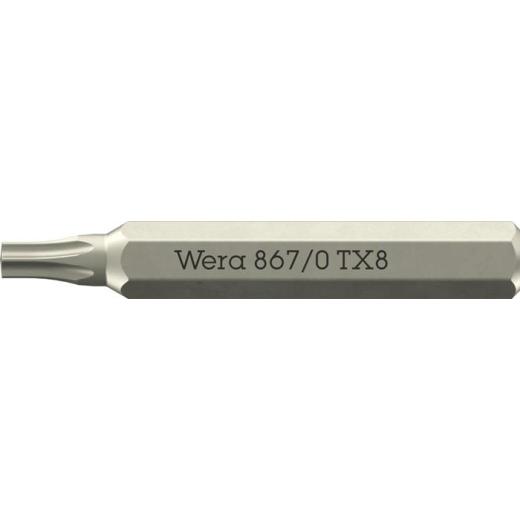 Bit 867/0 Micro TX 8 L.30mm WERA | 10 Stück
