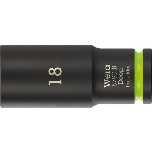 Steckschlüsseleinsatz 8790 B Impaktor Deep 3/8 Zoll 18mm L.63mm WERA