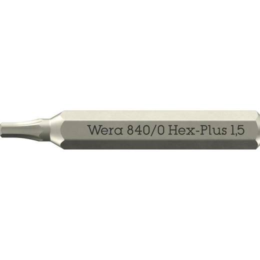 Bit 840/0 Micro 1,5mm L.30mm WERA | 10 Stück
