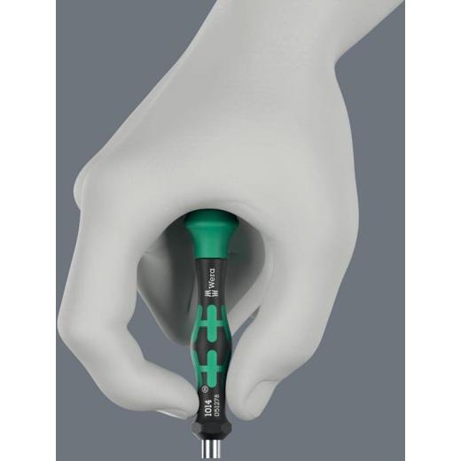 Bithandhalter 1014 Kraftform Micro Gesamt-| Länge 80 mm | WERA