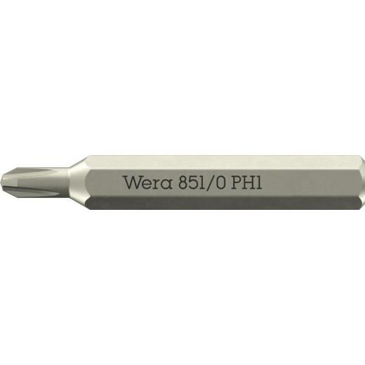Bit 851/0 Micro PH 1 L.30mm WERA | 10 Stück