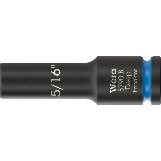 Steckschlüsseleinsatz 8790 B Impaktor Deep 3/8 Zoll 5/16 Zoll L.63mm WERA