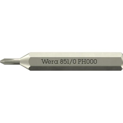 Bit 851/0 Micro PH 000 L.30mm WERA | 10 Stück