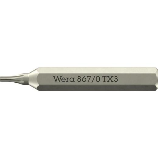 Bit 867/0 Micro TX 3 L.30mm WERA | 10 Stück