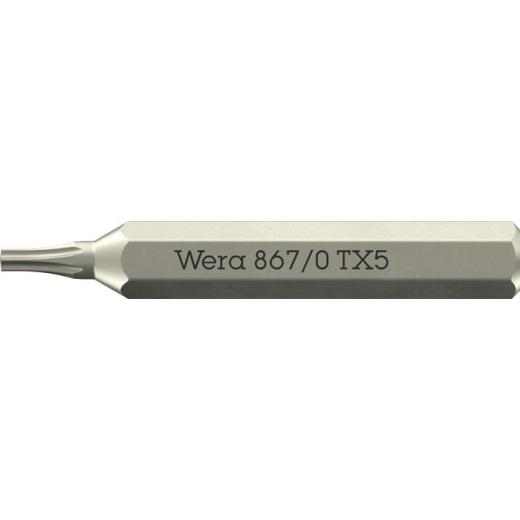 Bit 867/0 Micro TX 5 L.30mm WERA | 10 Stück
