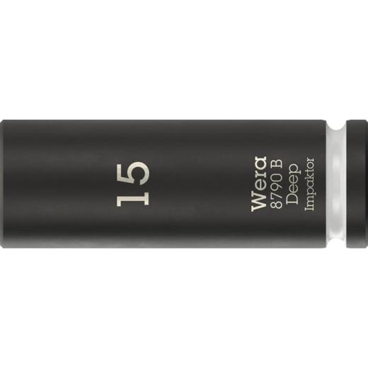 Steckschlüsseleinsatz 8790 B Impaktor Deep 3/8 Zoll 15mm L.63mm WERA
