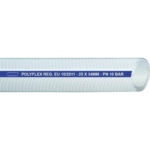 Druckluftschlauch POLYFLEX ID 9,0mm AD 15,0mm L.50m Transparent Wandst.3,0mm | 50 Stück