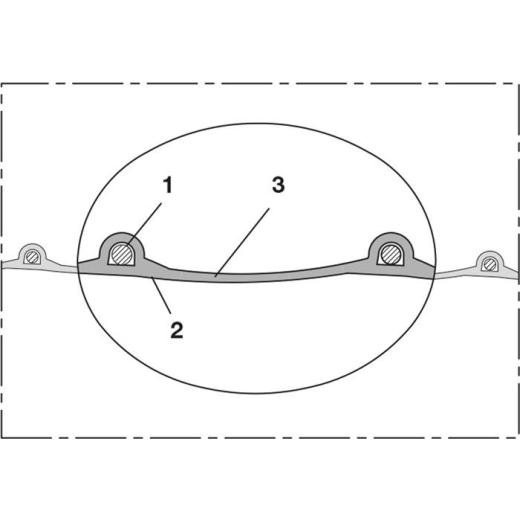 PU-Schlauch ID 100-102mm AD 108,00mm 4mm L.10m | 10 Stück