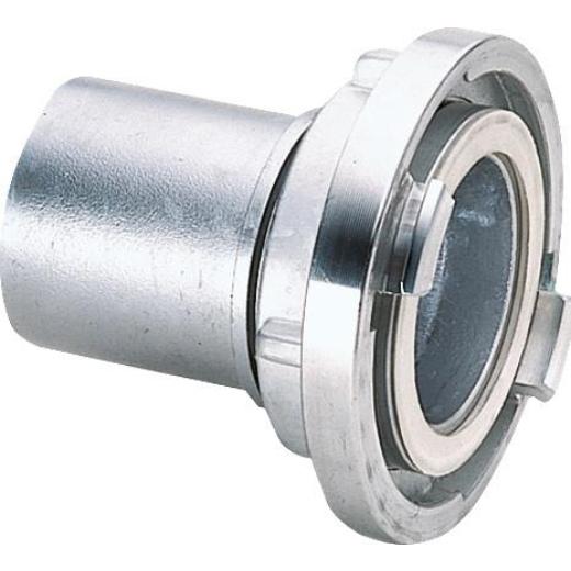 Saugkupplung glatter Schlauchst.Storz A Schl.-Gr.100mm Alu.Knaggenab.133mm TEGUMA