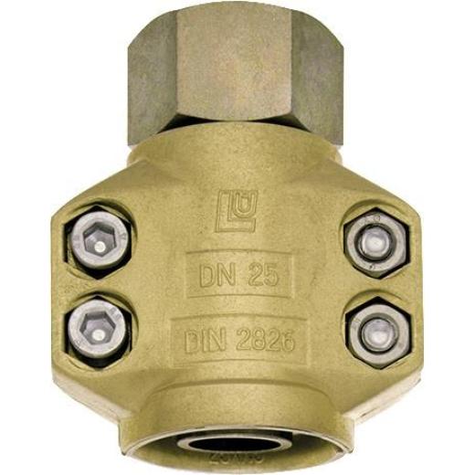 Dampfschlaucharmatur STA verz.u.gelb passiviert Schl.-Gr.13mm IG 1/2 Zoll TEGUMA